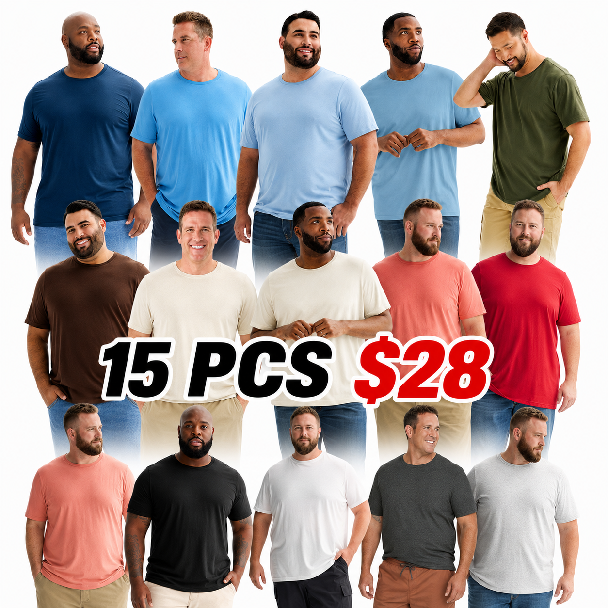 Men's Big & Tall Supersoft Crewneck T-Shirt