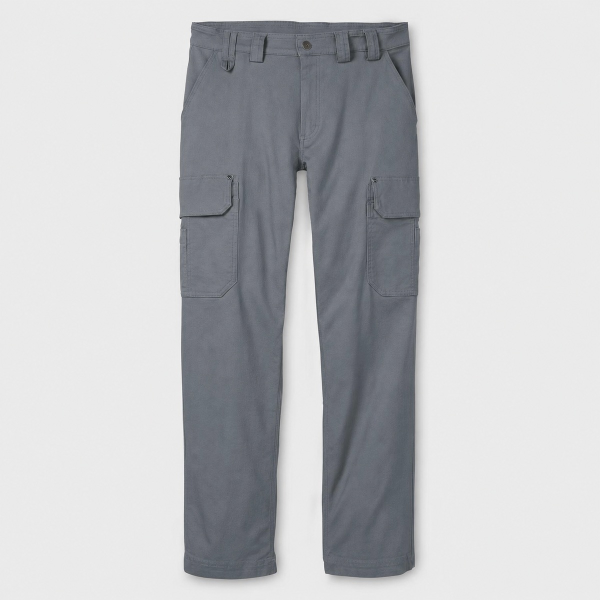 Men's Relaxed Fit Stretch Canvas Cargo Work Pants - Lead