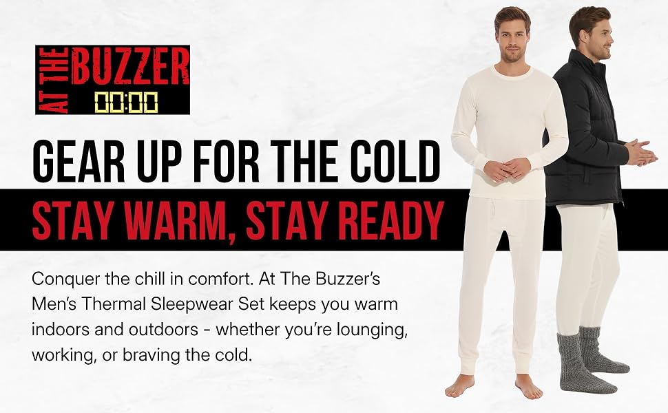 Mens 2 piece waffle thermal underwear set for Man adult teenager plus size solid colors