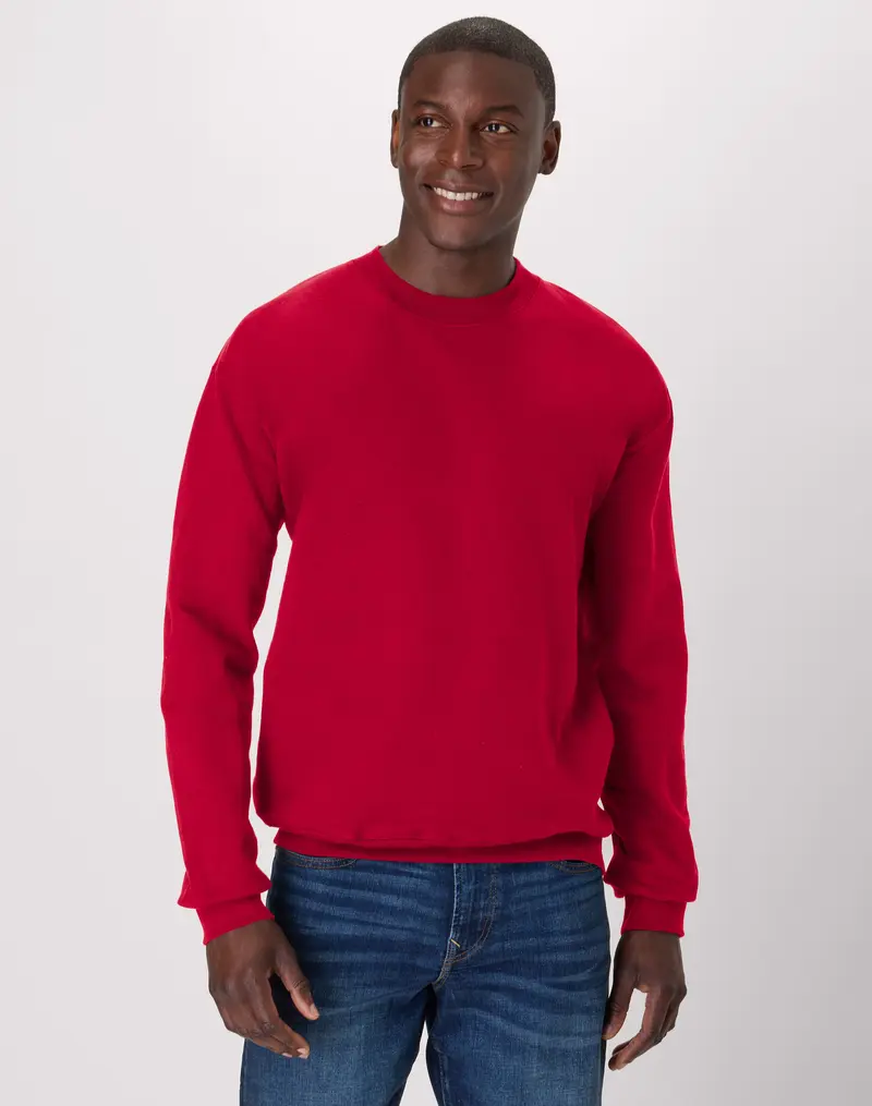 Ultimate Heavyweight Fleece Crewneck Sweatshirt Long Sleeve Pullover Warm Comfortable Ribbed Classic Top