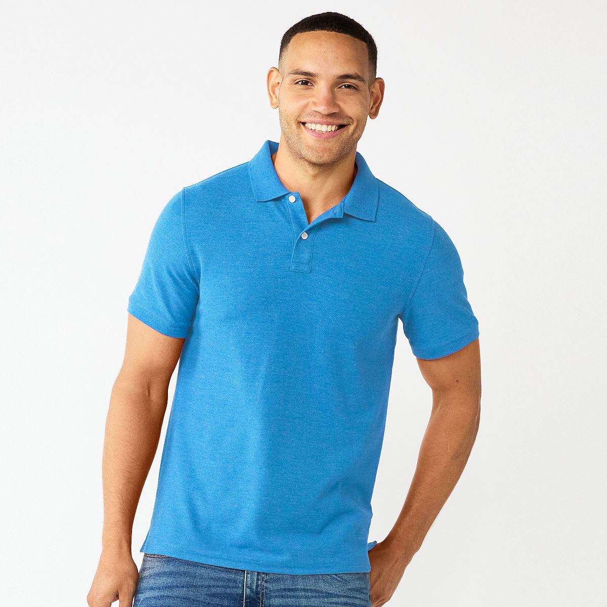 Men's Classic Short Sleeve Pique Polo - Paxton Stream