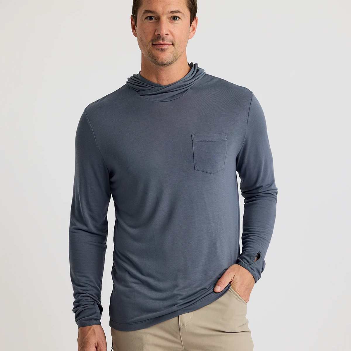 Men's Lightweight Bamboo-Blend Sun Hoodie - Cover