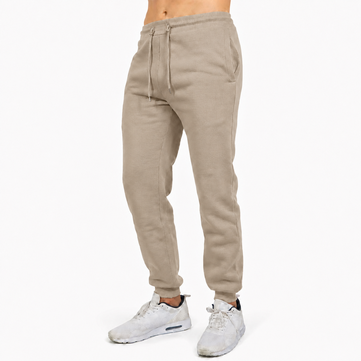Men's Fleece-Lined Jogger Sweatpants - 8 Pack - Light Orewood Brown 8-Pack