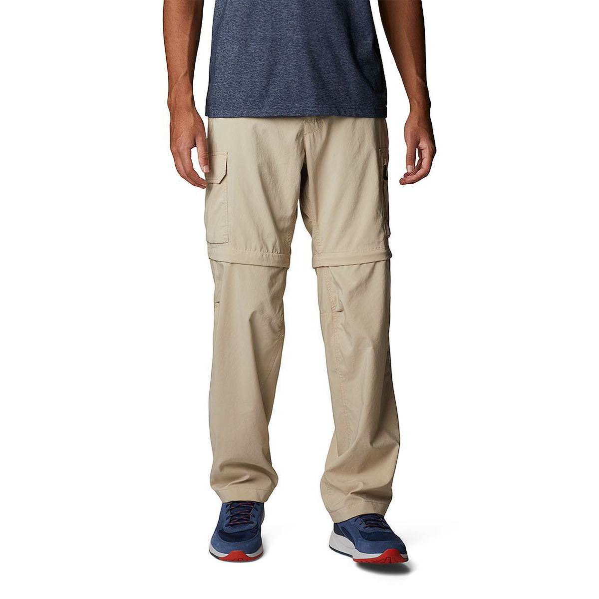 Men's Convertible Stretch Cargo Hiking Pants - Light Khaki