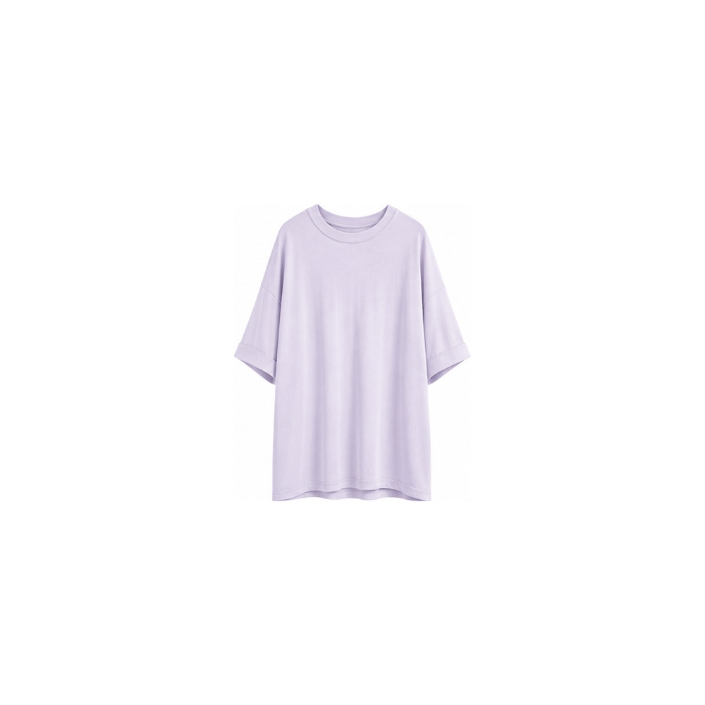 Women's Oversized Soft Stretch Crewneck T-Shirt - 5-Pack - Orchid Mist