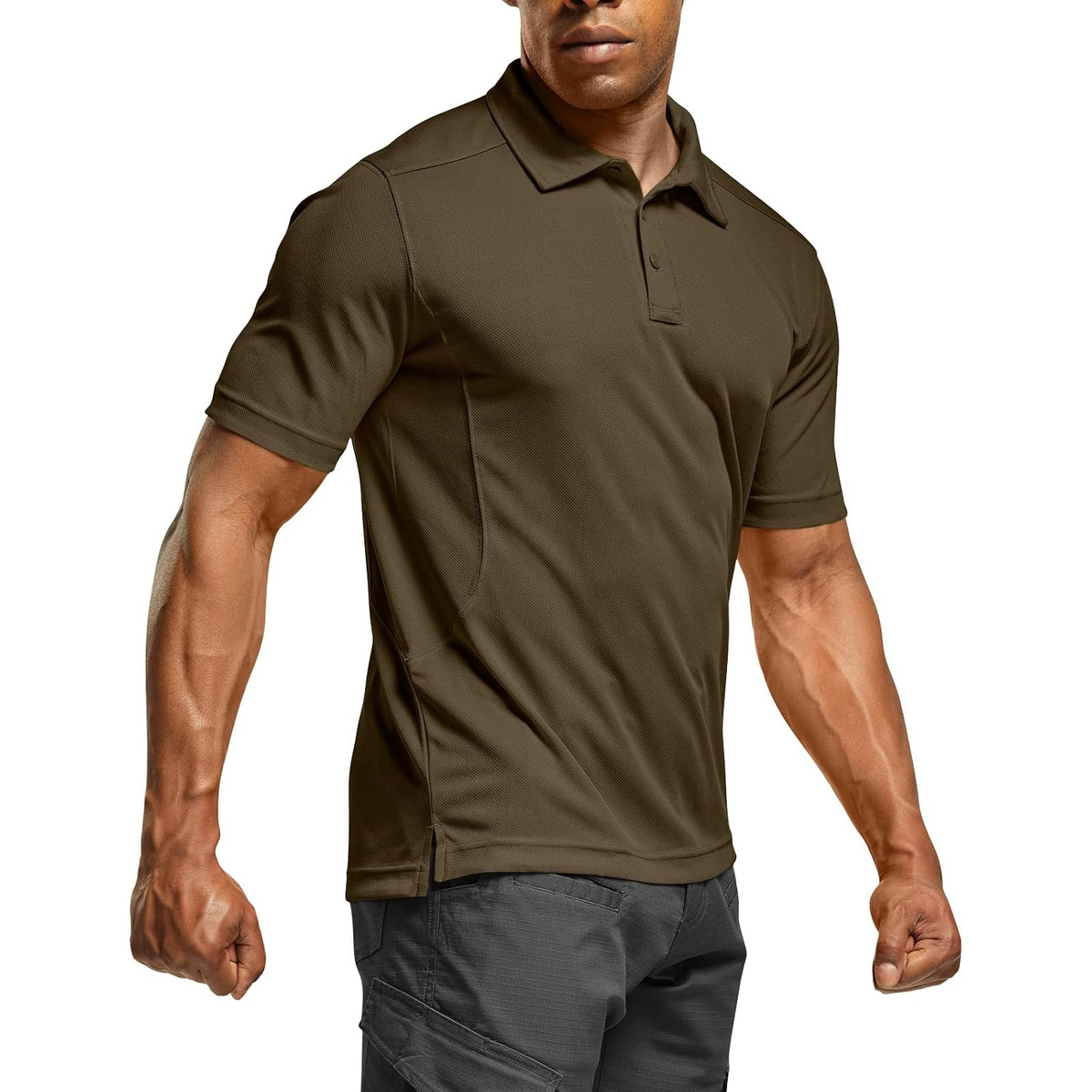 Men's Quick-Dry Stretch Performance Polo Shirt - Tundra