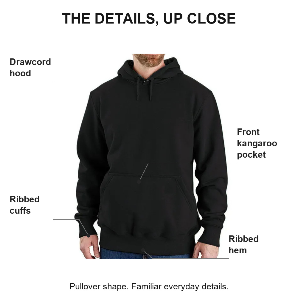 Men's Loose-Fit Pullover Hoodie Multipacks - Structure Anchors