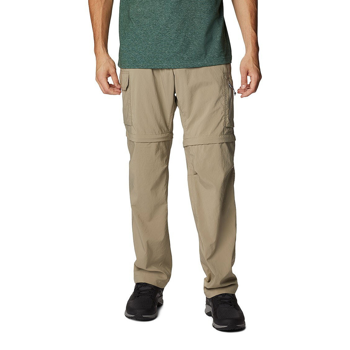 Men's Convertible Stretch Cargo Hiking Pants - Sand