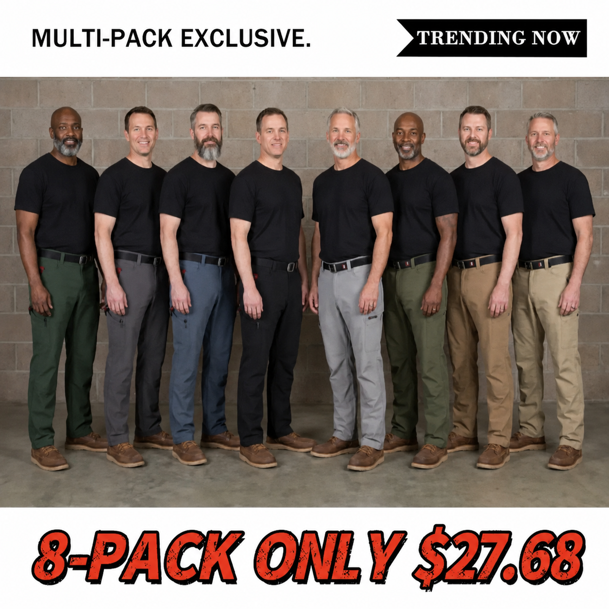 Men's Ripstop Tech Pants,Water Resistant Outdoor Tactical Pants