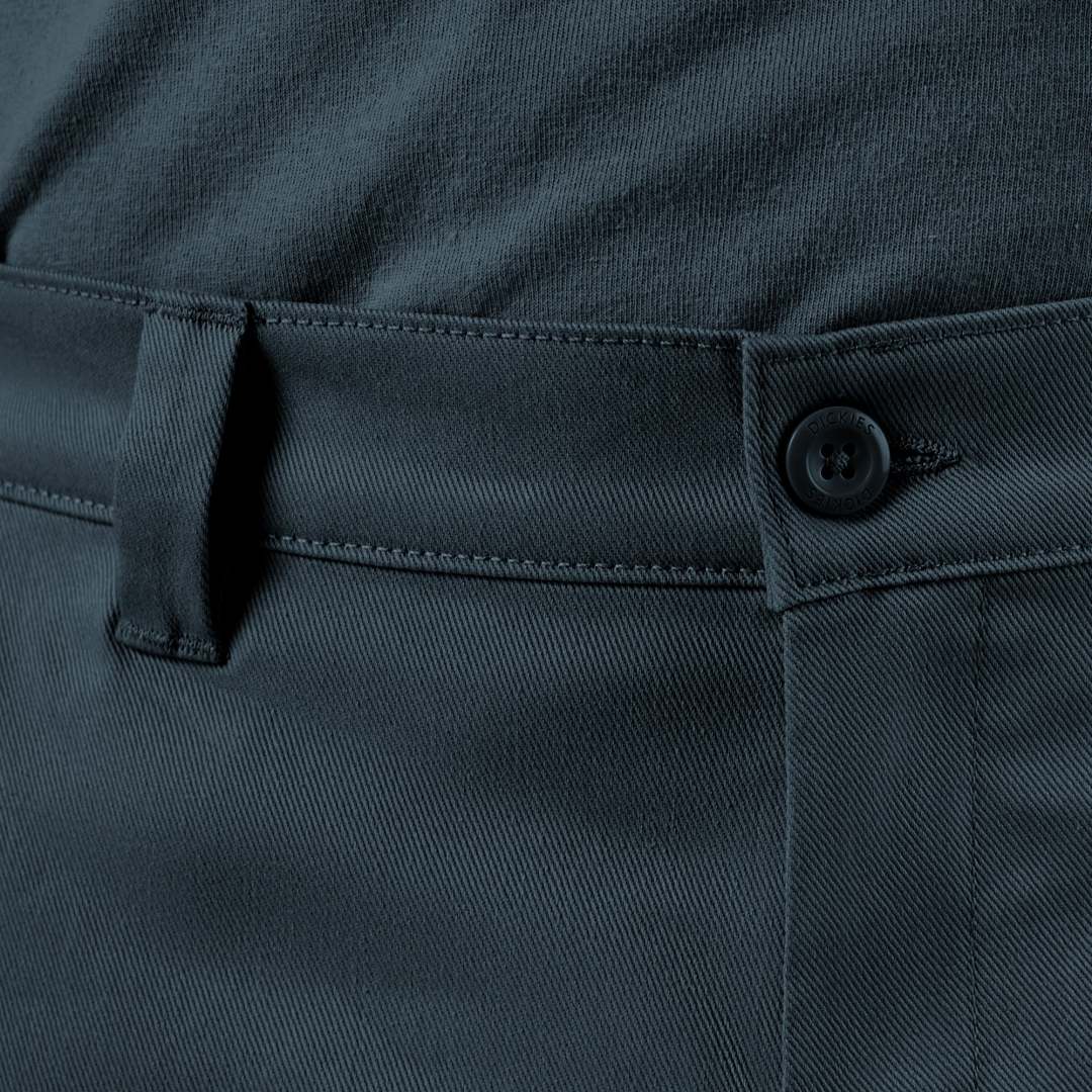 Work pants close-up detail image