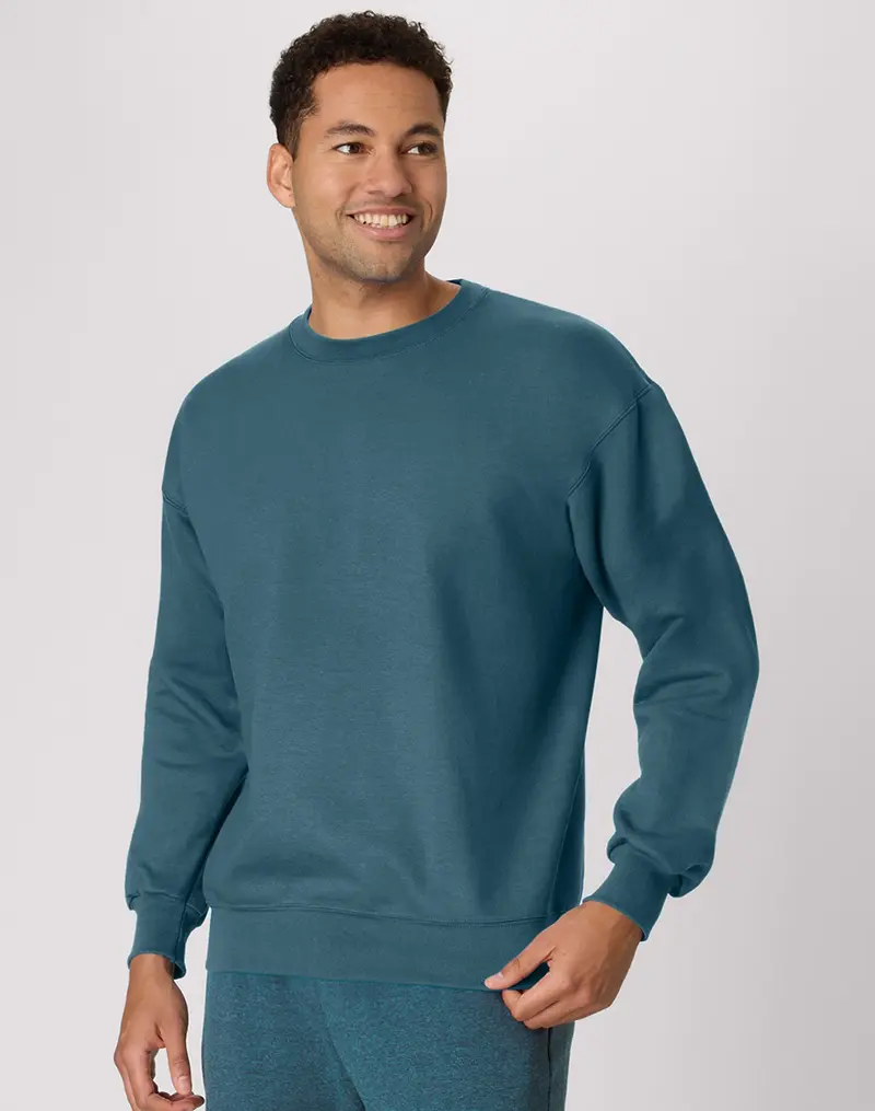 Ultimate Heavyweight Fleece Crewneck Sweatshirt Long Sleeve Pullover Warm Comfortable Ribbed Classic Top