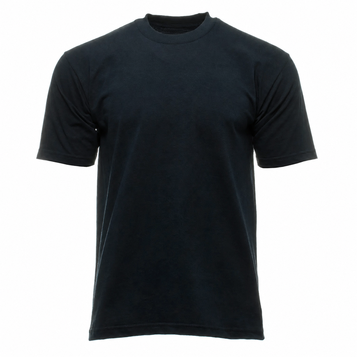Men's Heavyweight Cotton Classic Fit Crewneck T-Shirt - Multipack - Navy 12-Pack