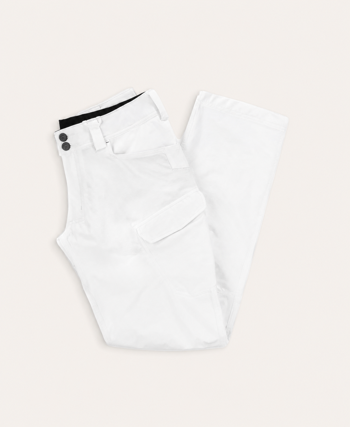 Men's Lightweight Stretch Summer Work Pants - White