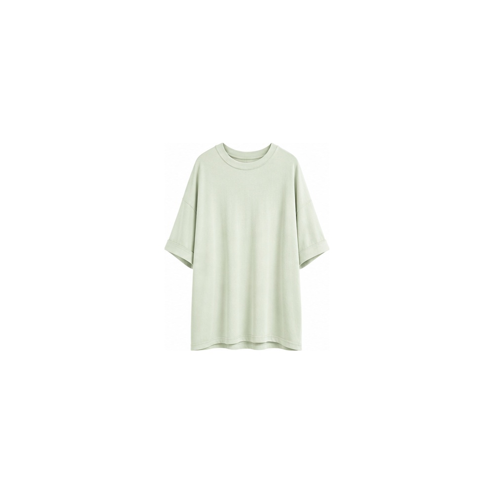 Women's Oversized Soft Stretch Crewneck T-Shirt - 5-Pack - Meadow Mist Green