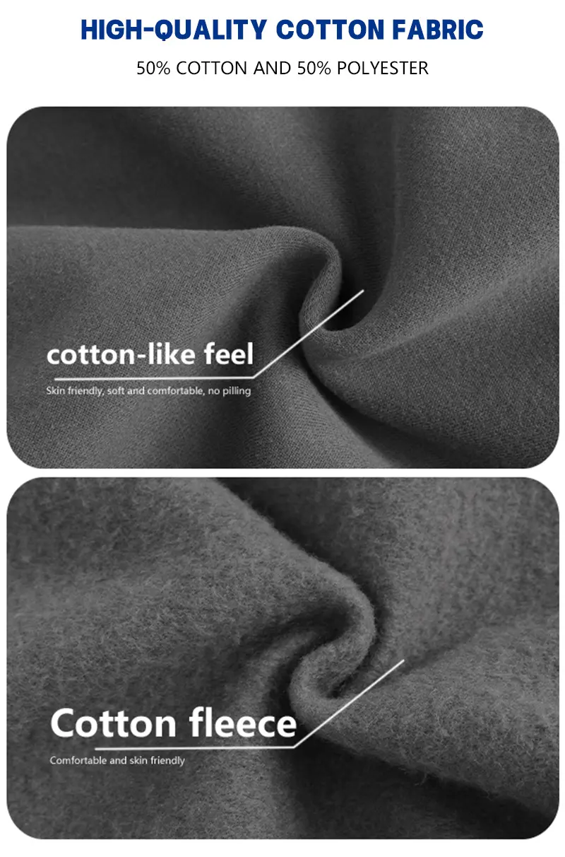 Cotton-blend fleece fabric close-up