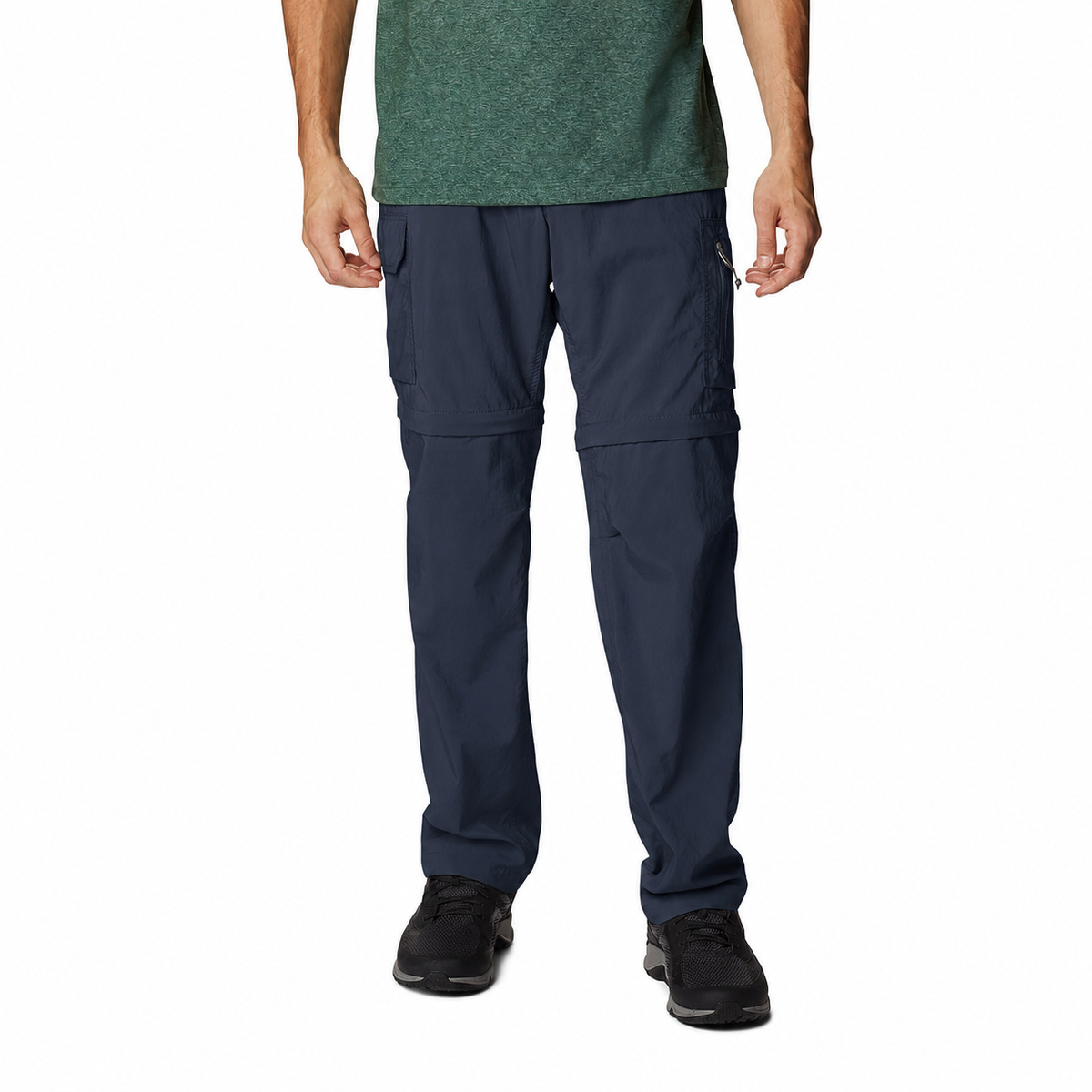 Men's Convertible Stretch Cargo Hiking Pants - Navy