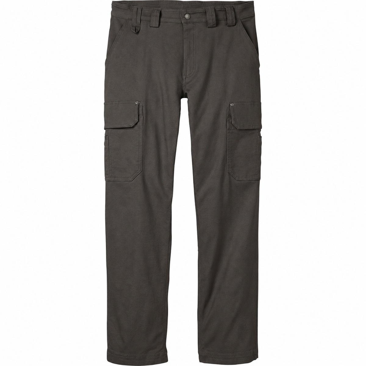 Men's Relaxed Fit Stretch Canvas Cargo Work Pants - Iron Ore