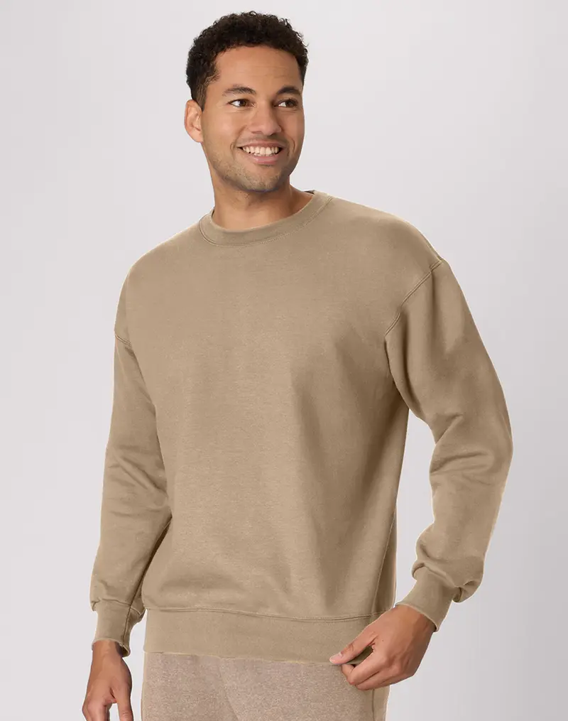 Ultimate Heavyweight Fleece Crewneck Sweatshirt Long Sleeve Pullover Warm Comfortable Ribbed Classic Top