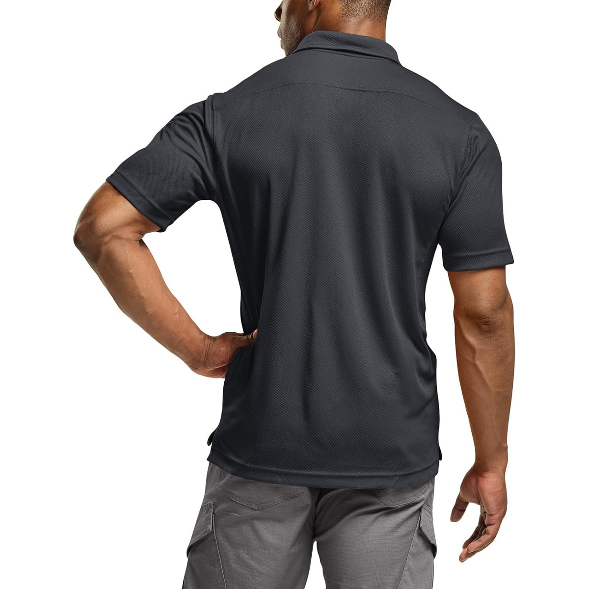 Men's Quick-Dry Stretch Performance Polo Shirt - Official Back Fit