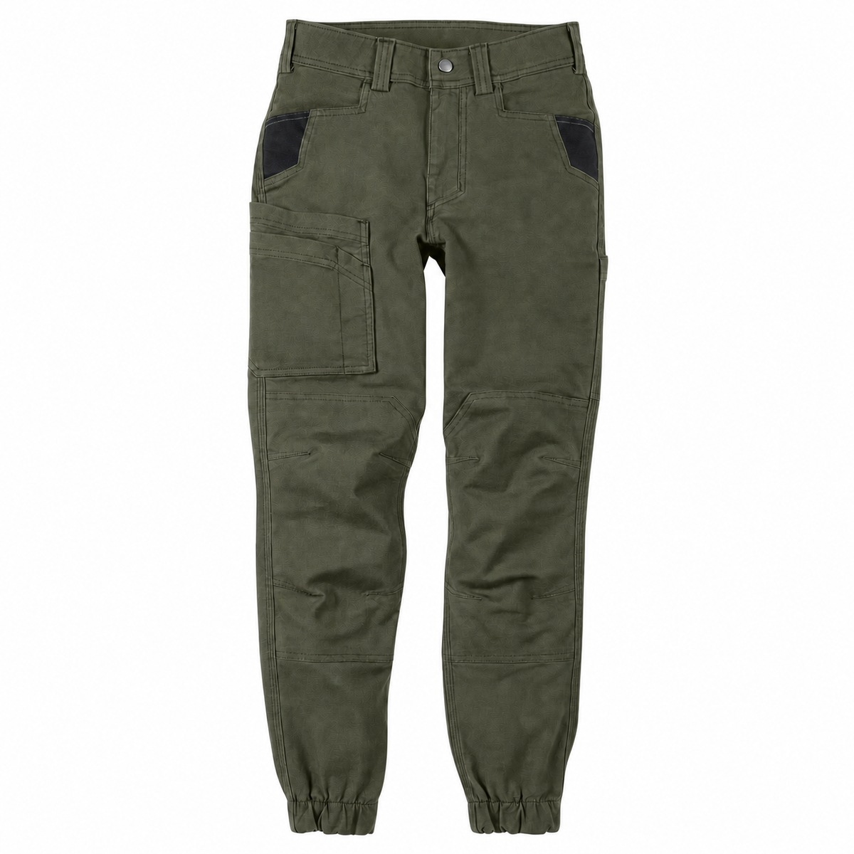Women's Heavyweight Double-Knee Utility Work Jogger Pants - Olive