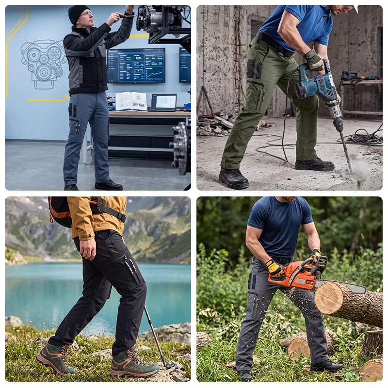 Men's Multi-Pocket Outdoor Tactical Cargo Pants - Work and outdoor wear