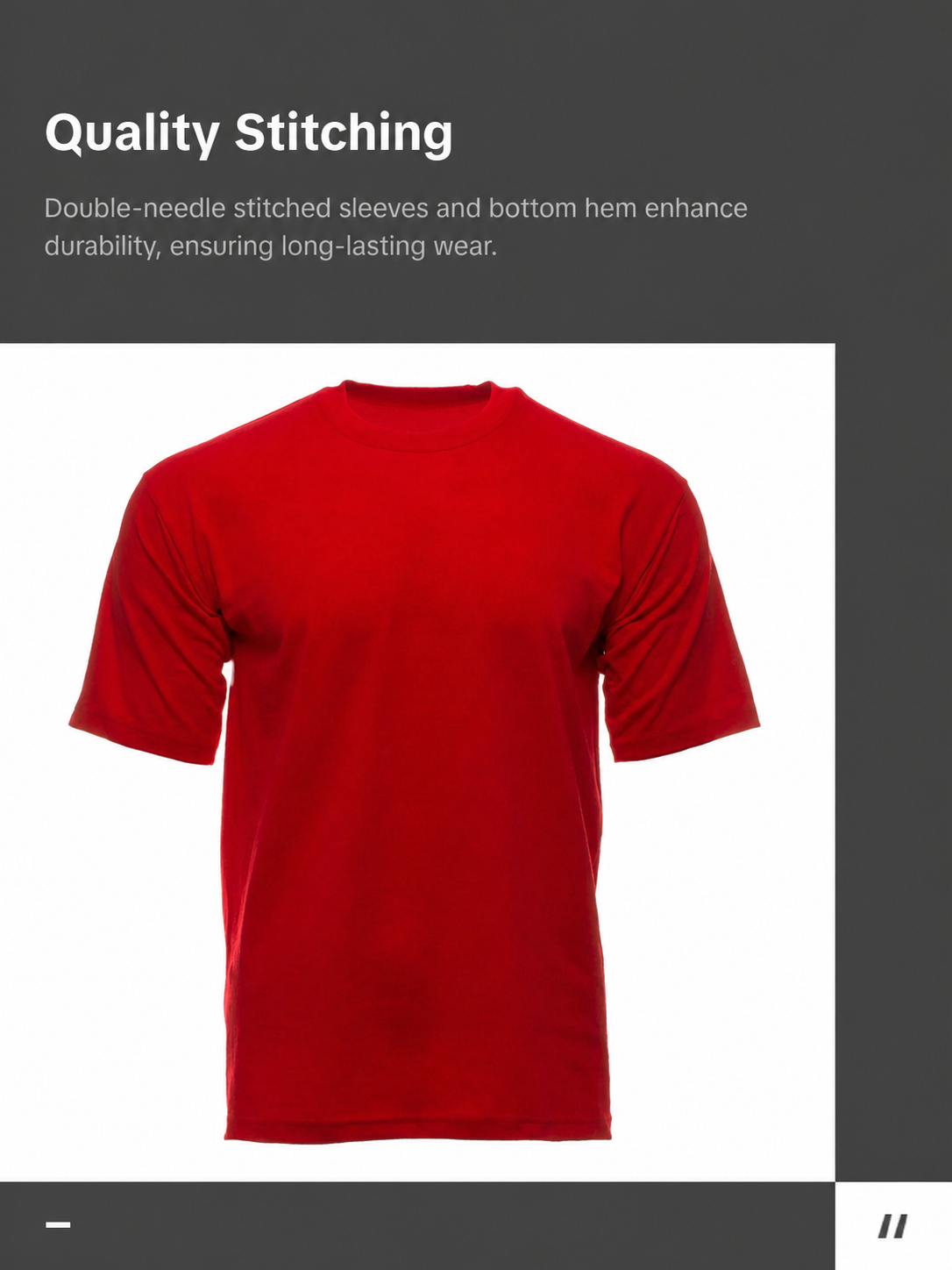 Men's Heavyweight Cotton Classic Fit Crewneck T-Shirt - Multipack - Quality Stitching