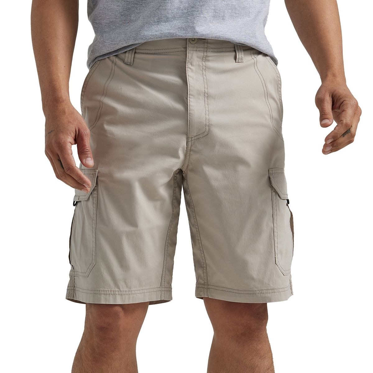 Men's 10.5-Inch Stretch Cargo Shorts - Stone