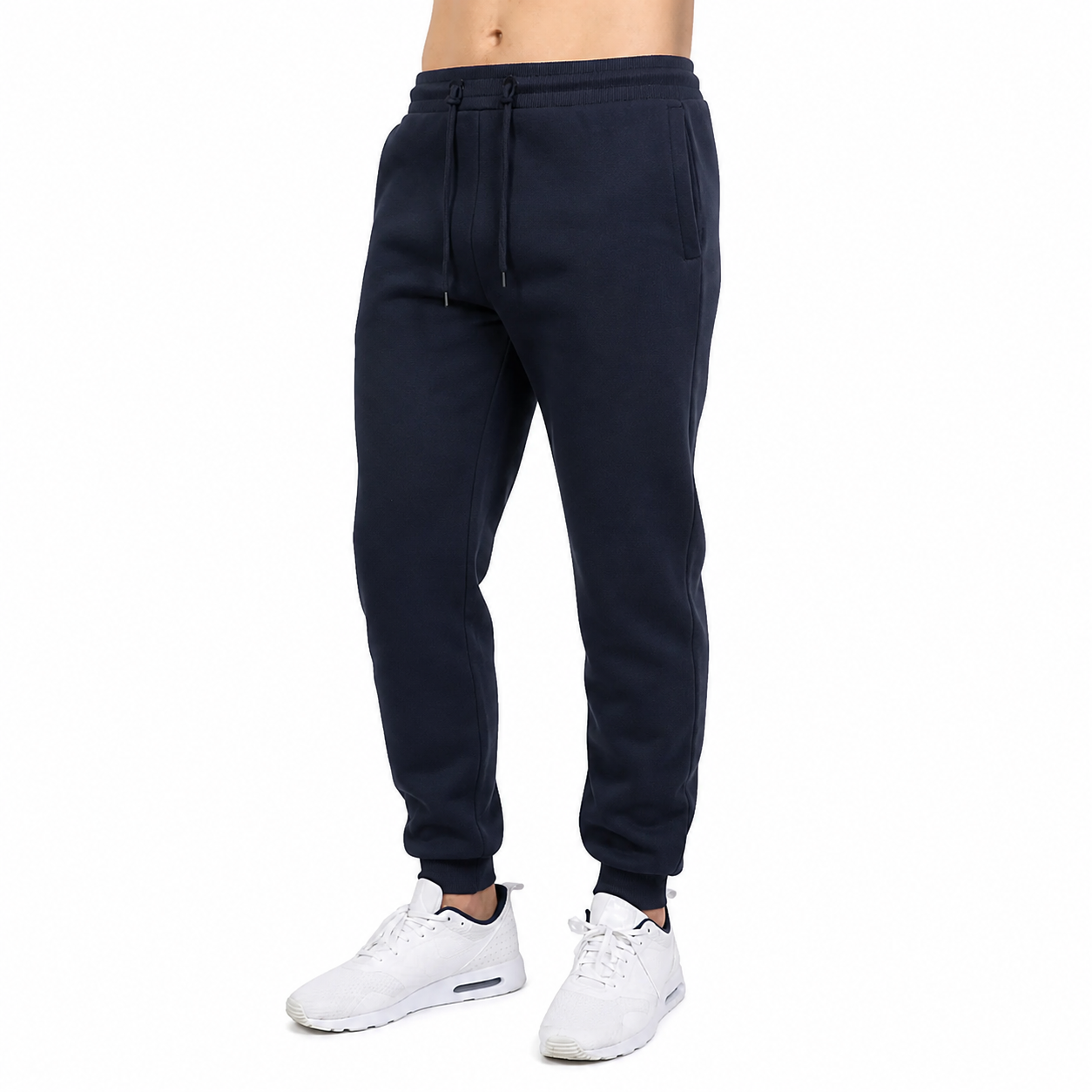 Men's Fleece-Lined Jogger Sweatpants - 8 Pack - Navy 8-Pack