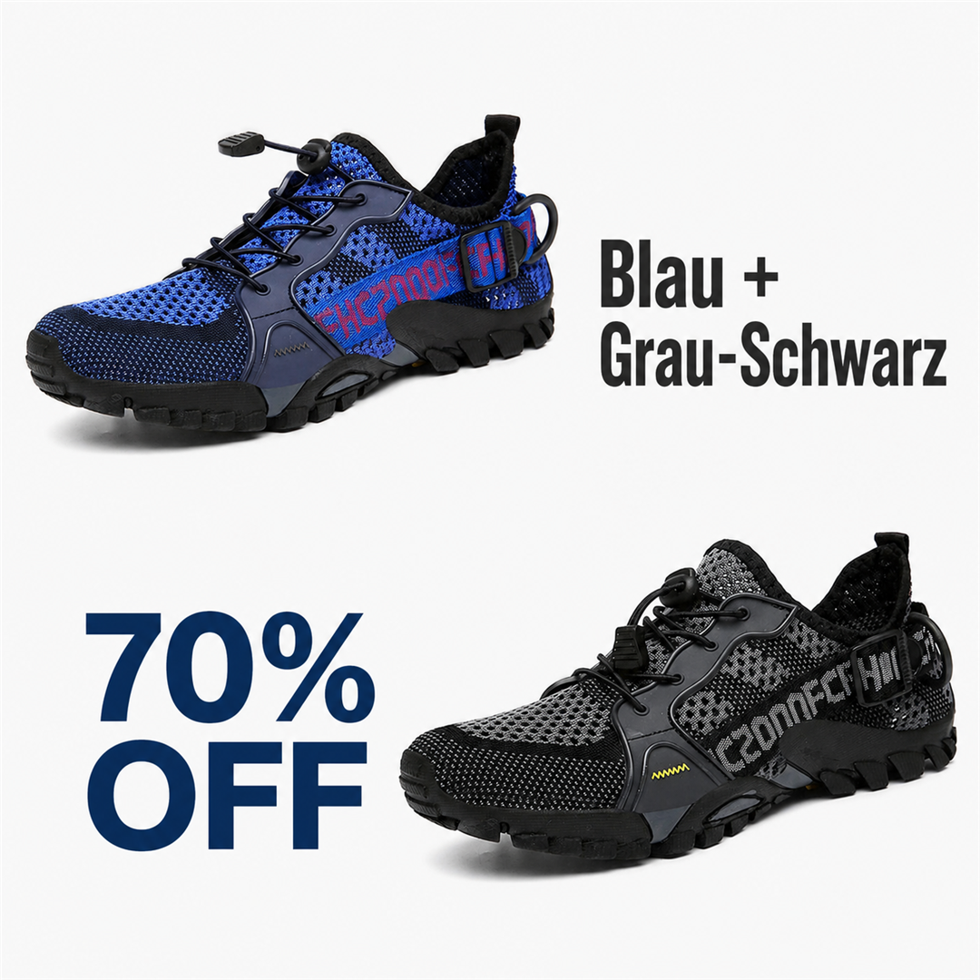 Bleu + gris-noir