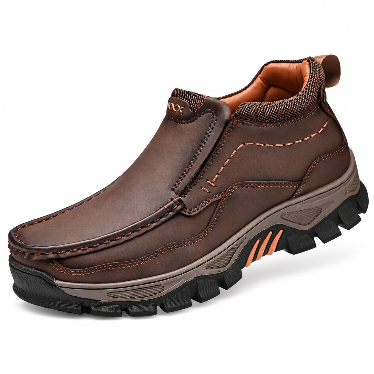 ⏰Dernier jour ! 70 % de réduction 🔥 Modenoro® Bottes de marche orthopédiques confortables en cuir véritable pour hommes