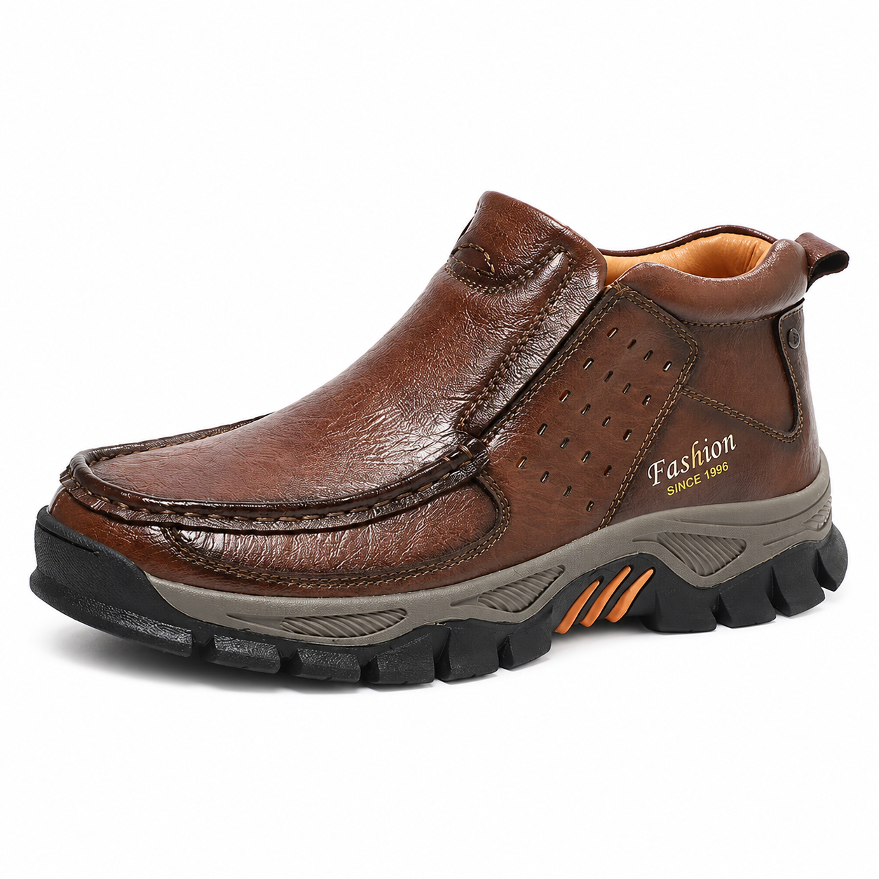 ⏰Dernier jour ! 70 % de réduction sur 🔥Modenoro® Bottes d'extérieur à enfiler en cuir de vache mi-hautes pour hommes