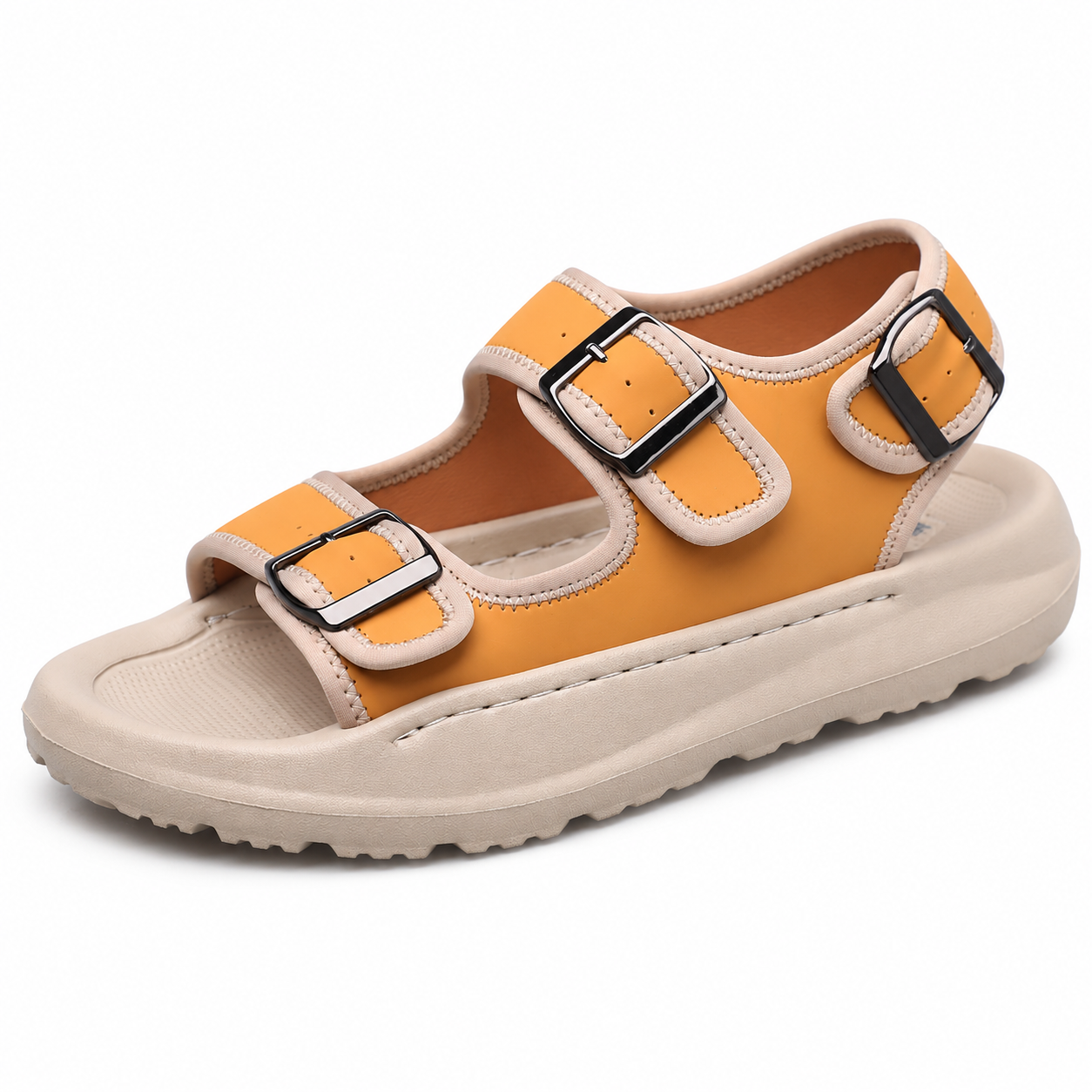 Sandales de plage en cuir de veau pour homme
