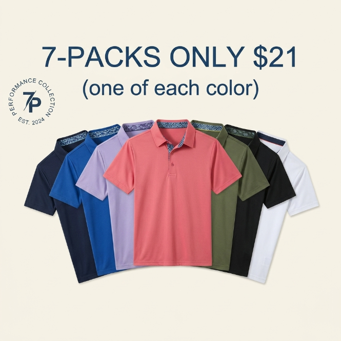 🔥Men’s Classic Cotton Short-Sleeve Polo Shirt