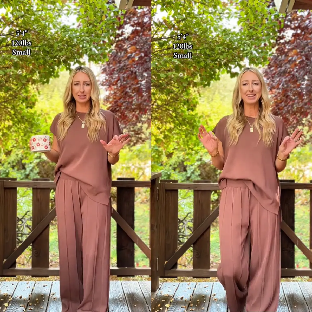 Women's Effortless Knit Wide-Leg 2-Piece Set