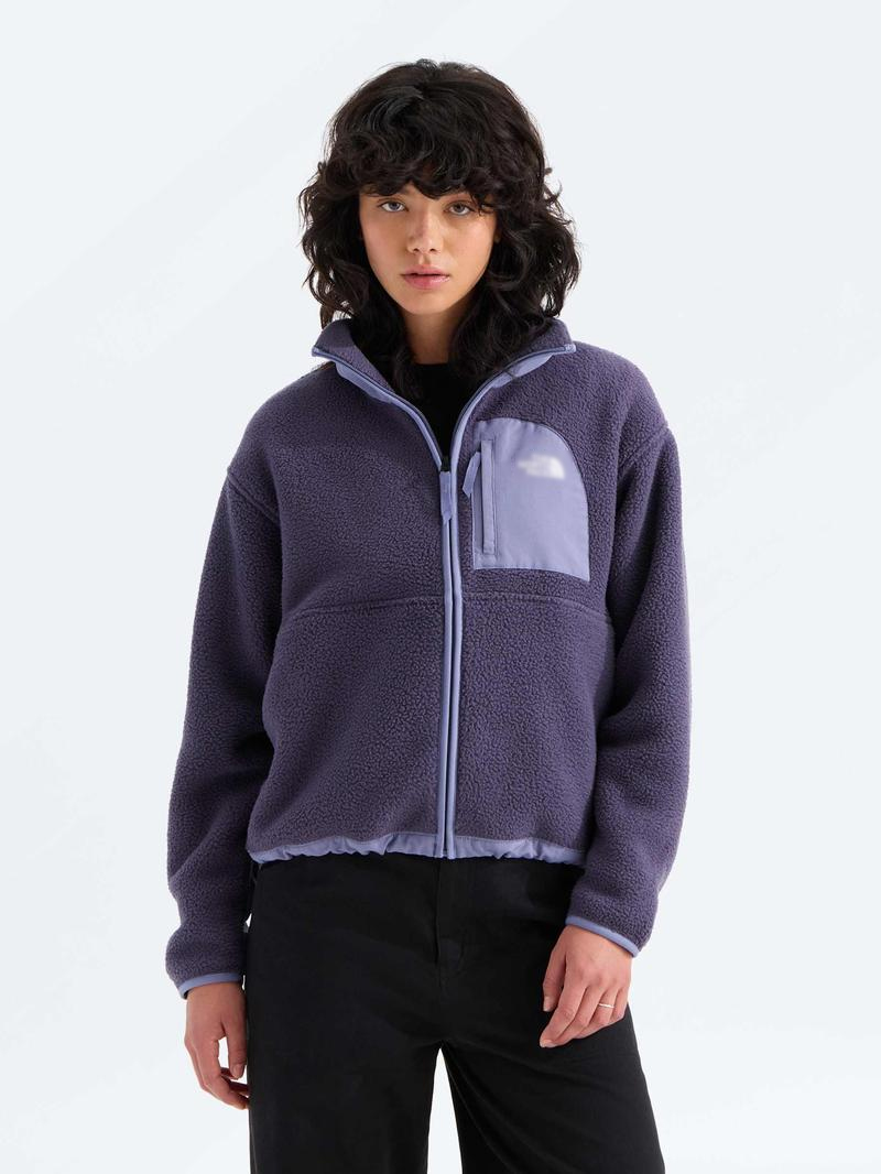 🧥 Women's Cozy Full-Zip Fleece Jacket – Soft Relaxed-Fit Casual Outerwear