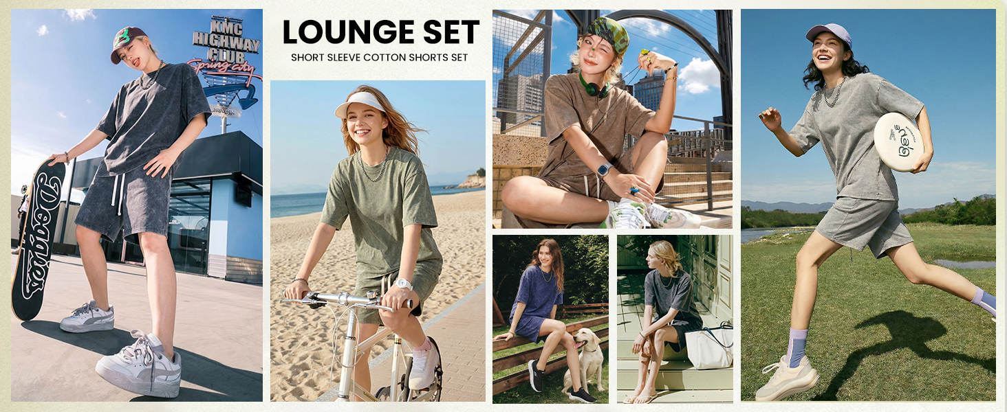 Womens Shorts Set