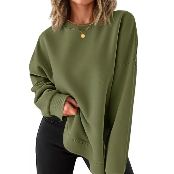 Women's Soft Oversized Sporty Sweatshirt