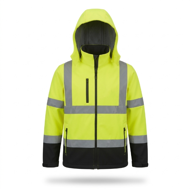 Men's High-Visibility Waterproof Work Jacket