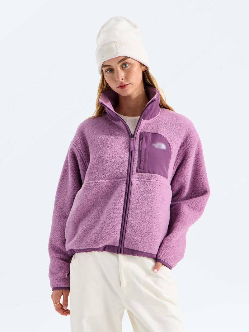 🧥 Women's Cozy Full-Zip Fleece Jacket – Soft Relaxed-Fit Casual Outerwear