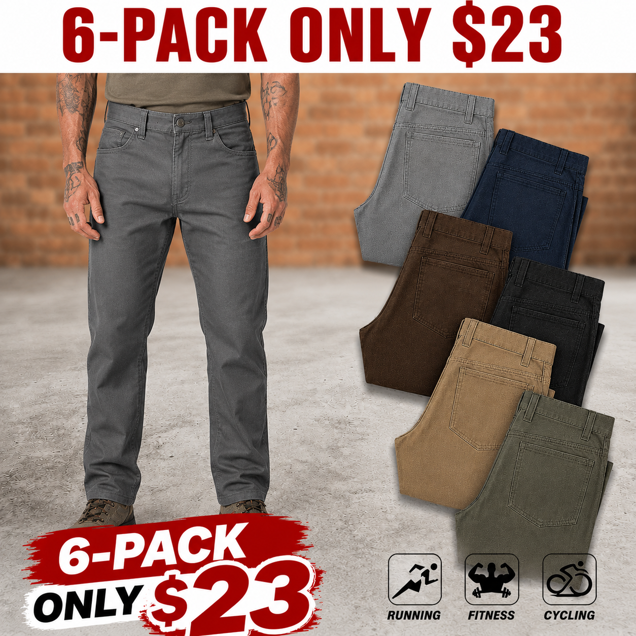 Men's Flex Duck Utility Work Pants