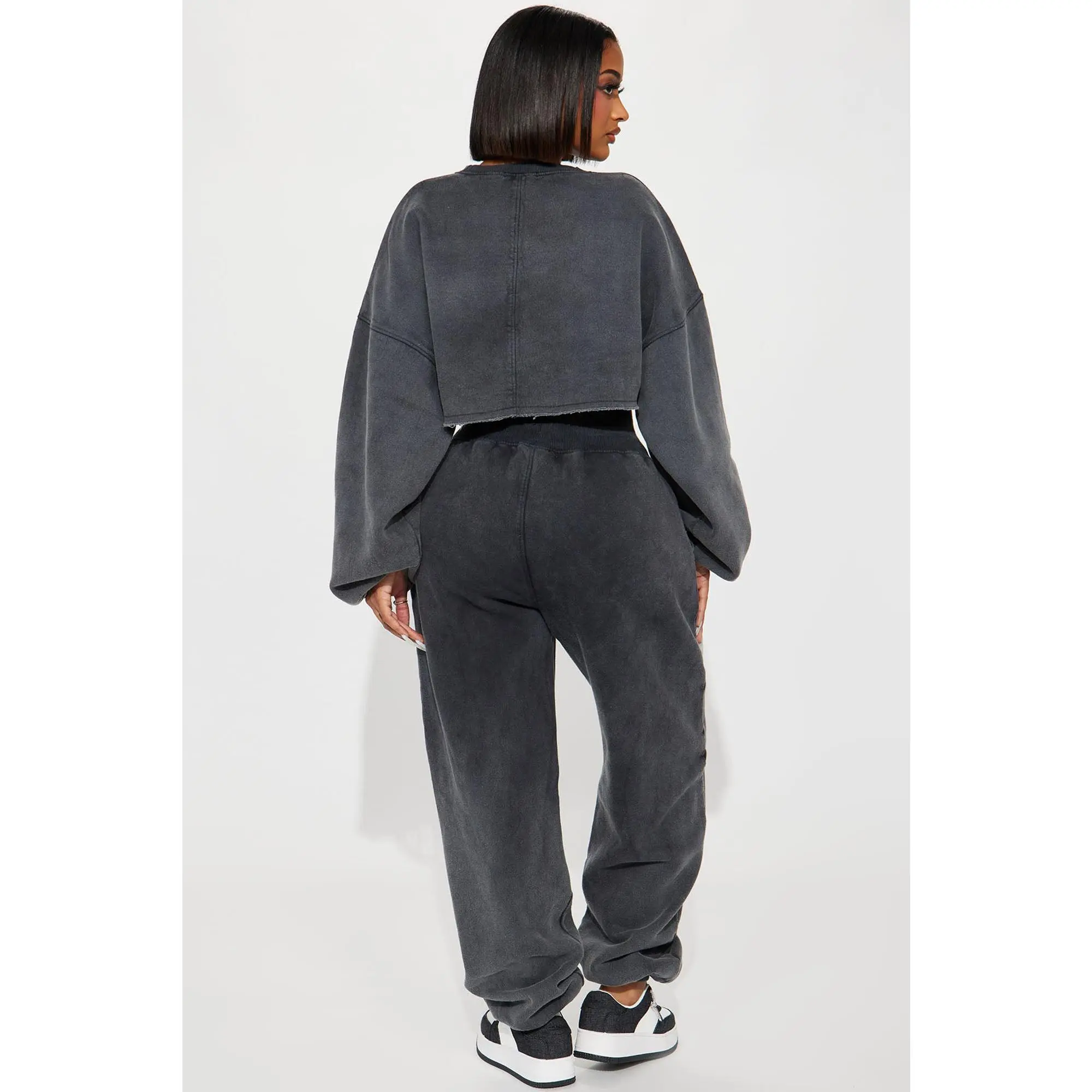 Women's Cozy Fleece Crewneck & Jogger Set