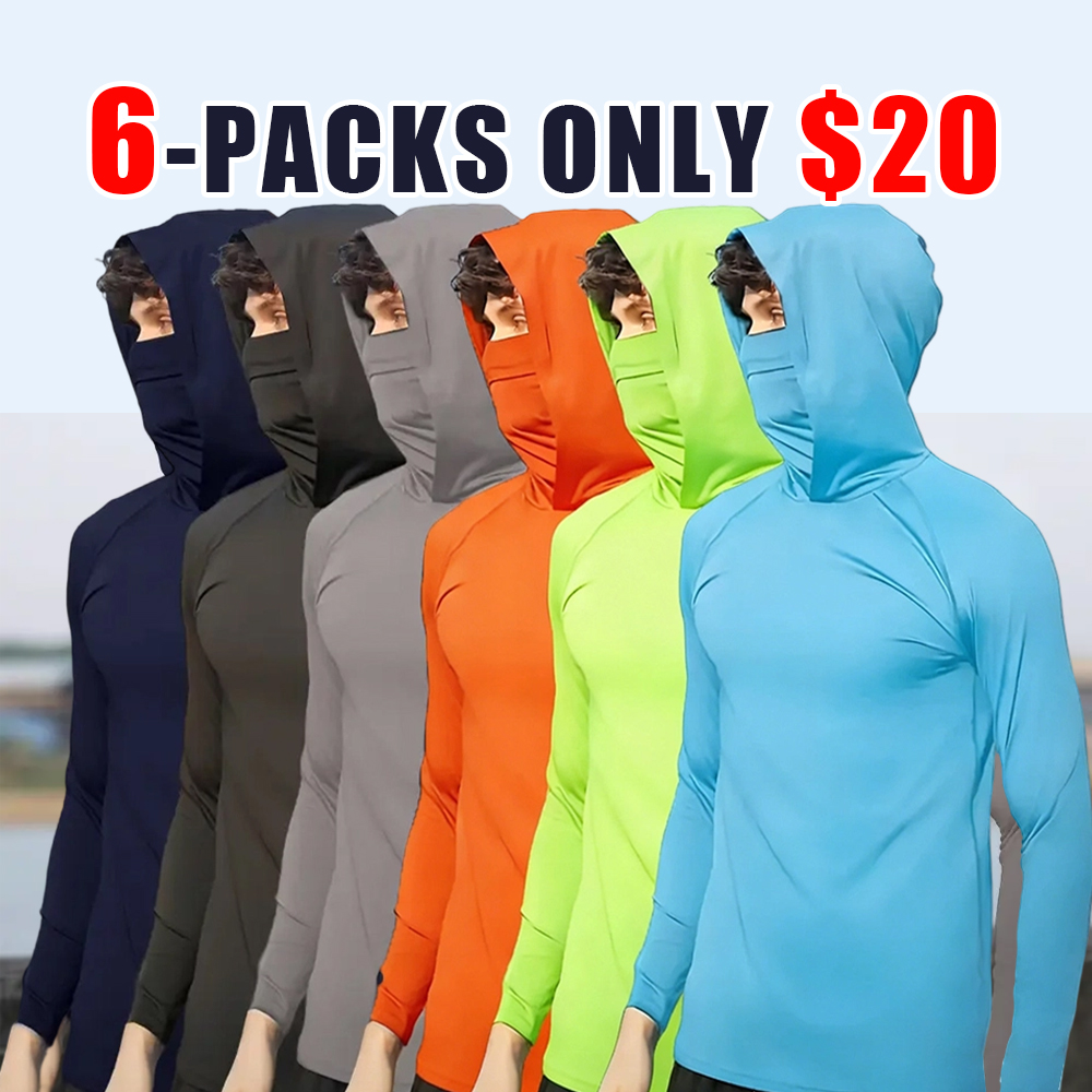 Men's Lightweight Hooded Performance Long Sleeve Set