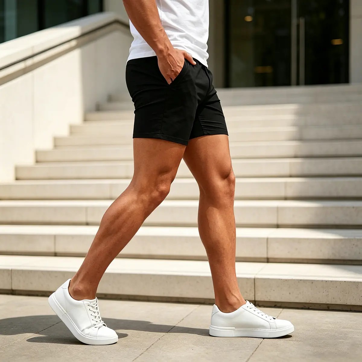 Men's 5-Inch Stretch Slim-Fit Chino Shorts