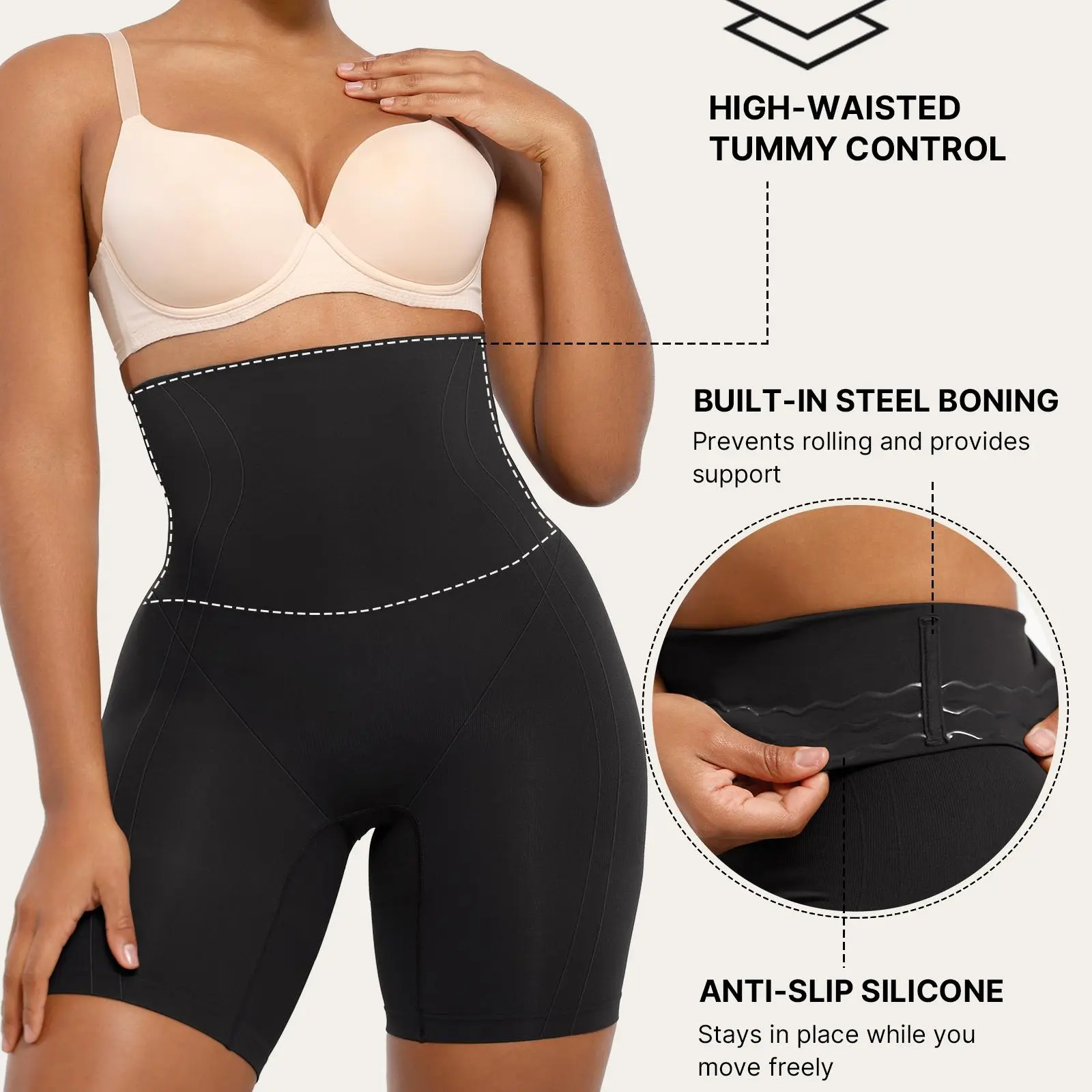 Women's High-Waisted Seamless Sculpting Shorts