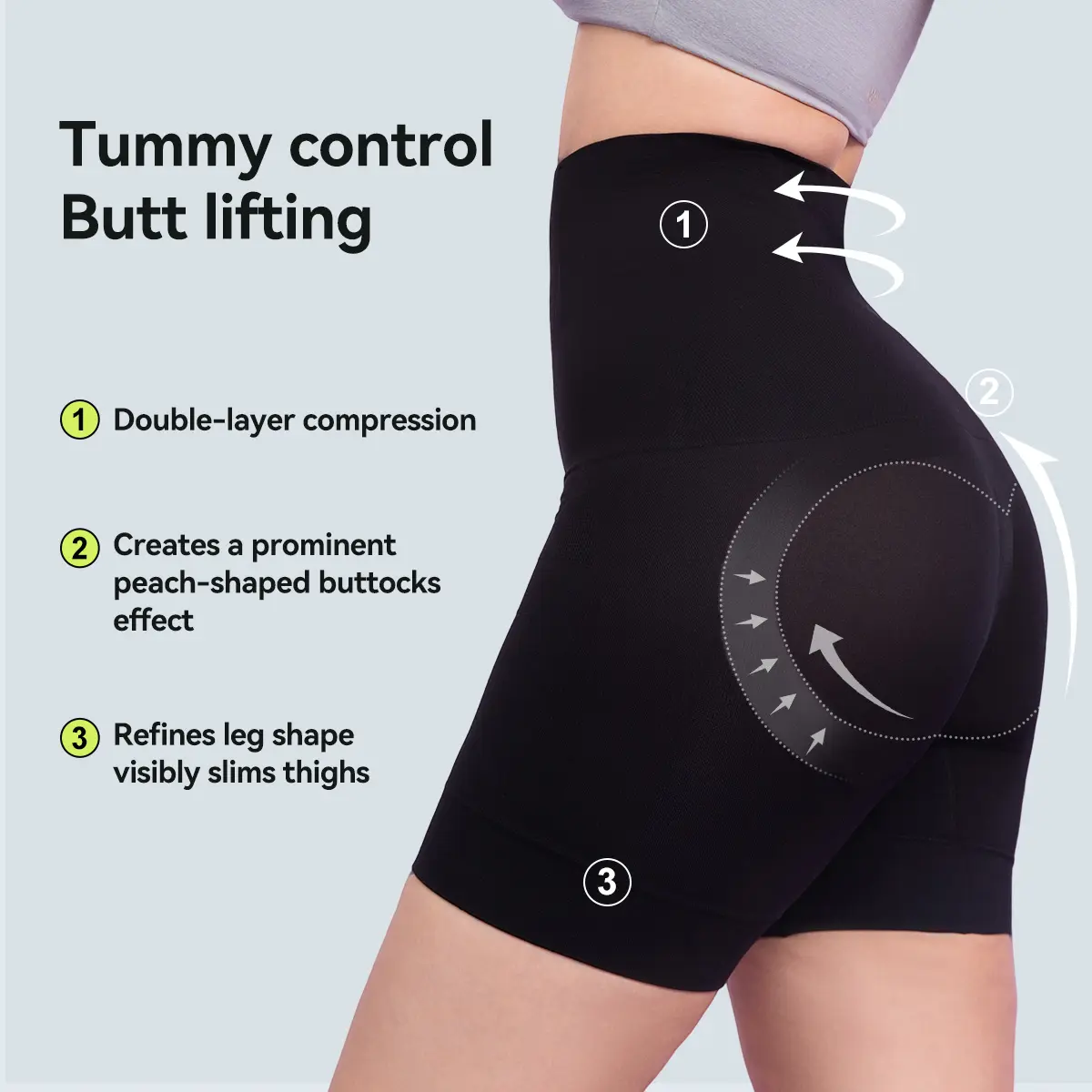 Women's High-Waisted Seamless Shaping Shorts