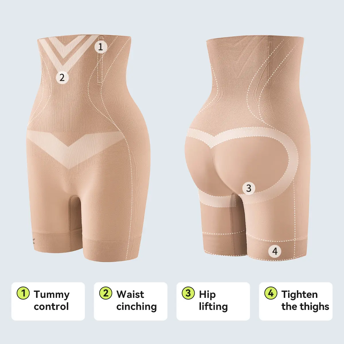 Women's High-Waisted Seamless Shaping Shorts