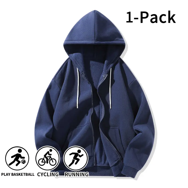 Men's Everyday Full-Zip Hooded Jacket