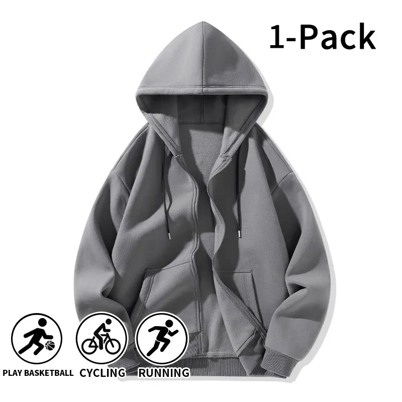 Men's Everyday Full-Zip Hooded Jacket