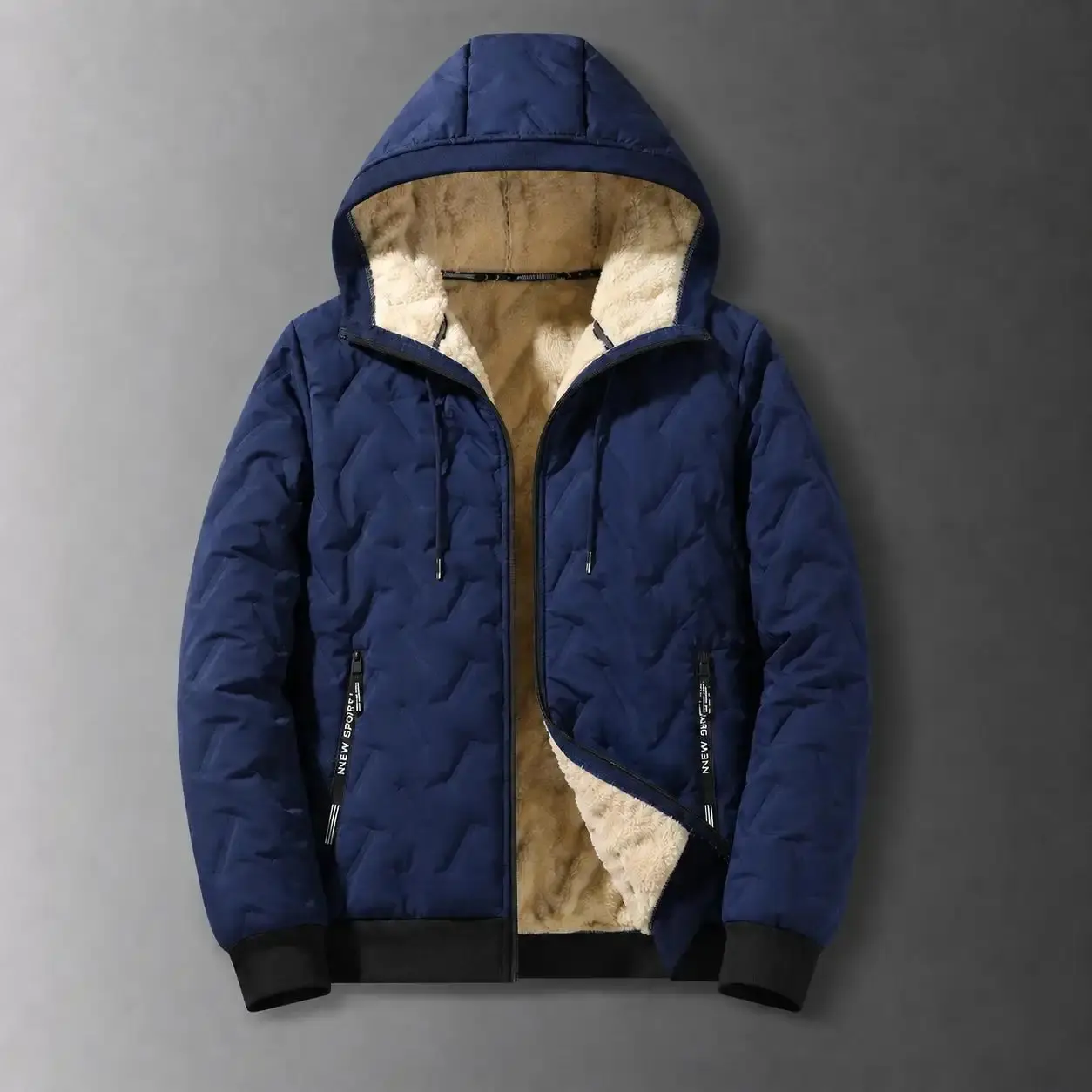 Men's WeatherShield Hooded Winter Jacket