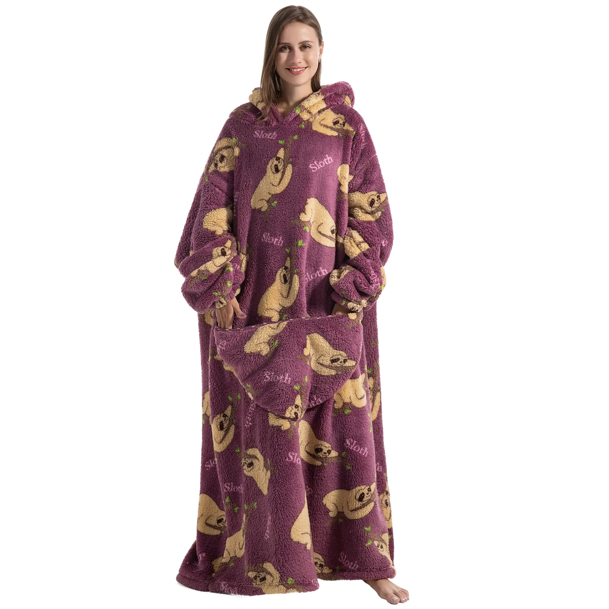 CozyCloud Oversized Wearable Blanket Hoodie